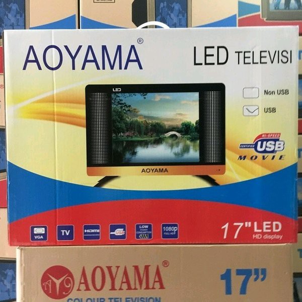 Penawaranspesial TV LED 17 IN AOYAMA USB HDMI VGA Limited