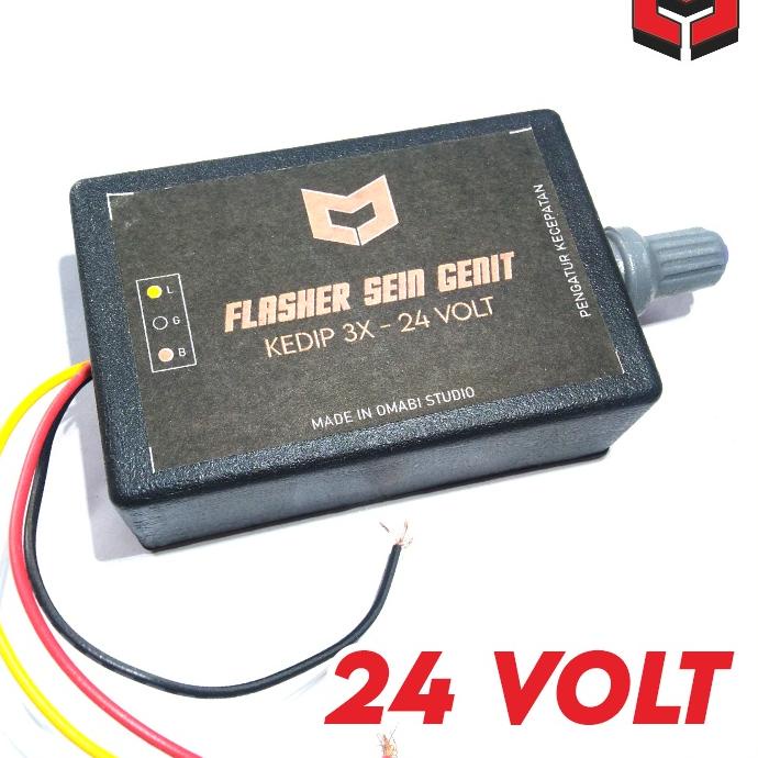 Segera Pesan FLASHER SEIN GENIT 3X TERBARU 3 KAKI KECEPATAN KEDIP SEIN BISA DI ATUR 12 & 24 VOLT MOB