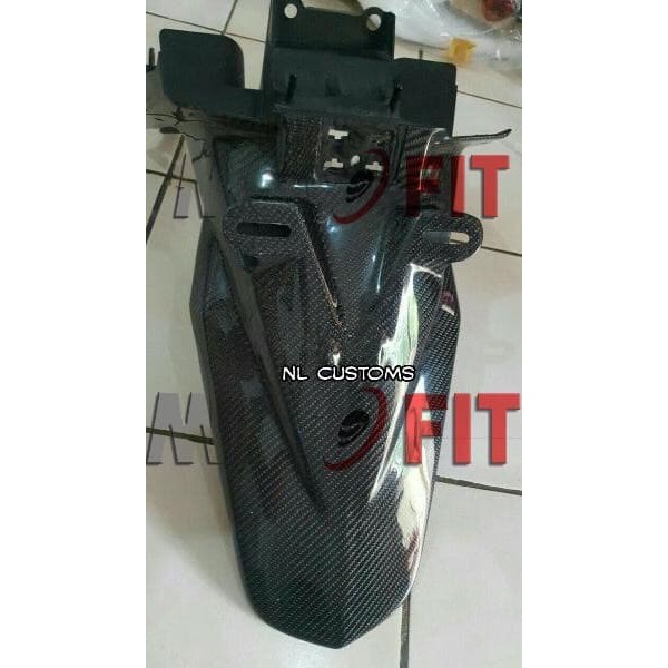 Yamaha Nmax Spakboard Belakang Carbon Kevlar Asli with Part Original