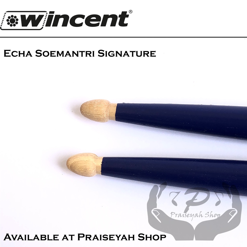 Echa Soemantri Signature Stick Drum Wincent YES Stik Panjang 5A XXL Biru Dan Natural