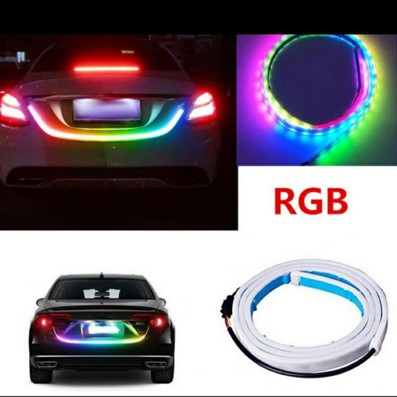[ BISA COD ] Lampu LED Bagasi Mobil Uk.120cm | LED Trunk RGB Bagasi Mobil | Lampu DRL Bagasi