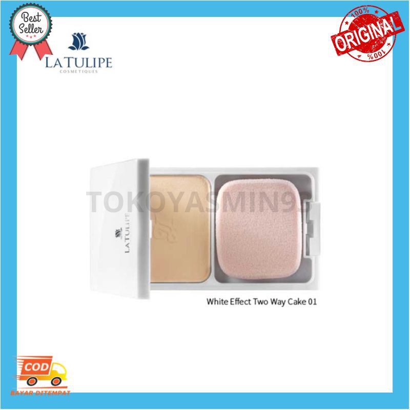 La Tulipe White Effect Two Way Cake Refil  Murah