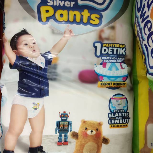 Sweety silver pants UK.xxl isi 36 pcs