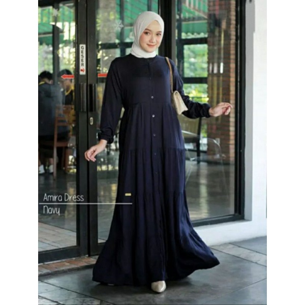 GAMIS POLOS FULL KANCING