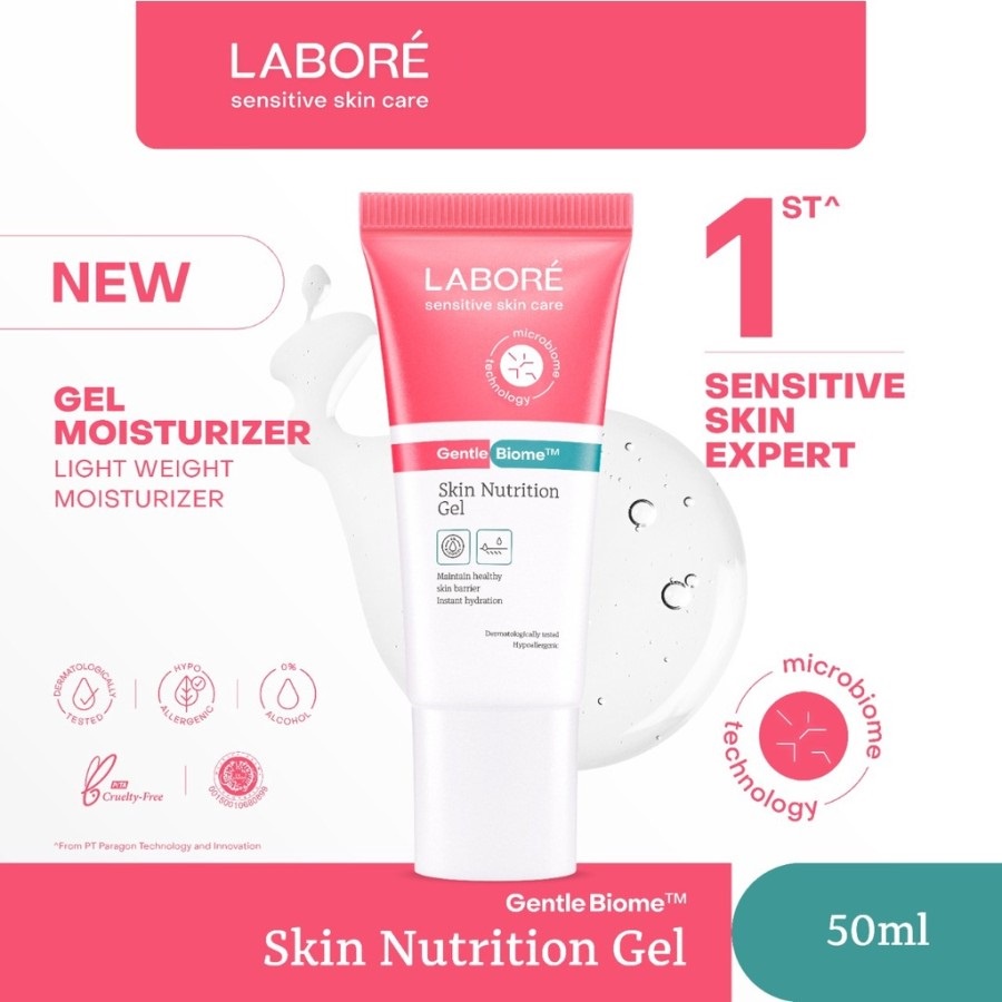 ★ BB ★ LABORE GentleBiome Skin Nutrition Gel 50ml - Gel Pelembab Kulit Sensitif