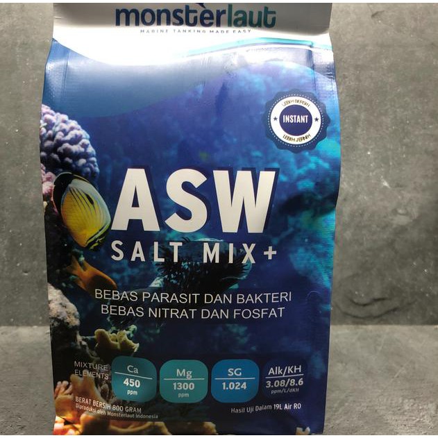 

Wow Murah><>!>jpo-389 Monster Laut ASW Salt Mix + / Garam Laut