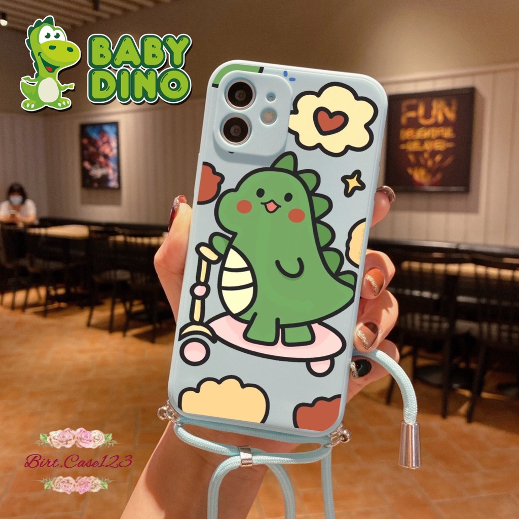 SOFTCASE SILIKON SLINGCASE TALI LANYARD STRAP PHONE MACARON PELINDUNG KAMERA BABY DINO OPPO VIVO SAMSUNG XIAOMI REDMI REALME IPHONE ALL TYPE BC6327
