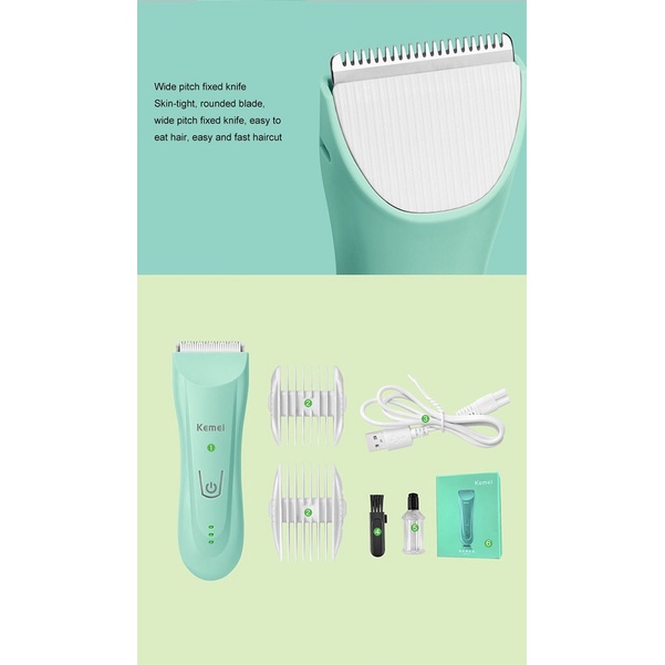 KEMEI KM-811 - Baby Hair Clipper - Alat Pencukur Rambut Elektrik Anak