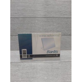 

Bantex Slanted Name Plate Holder Ukuran A8 / Acrylyc Papan Nama Meja
