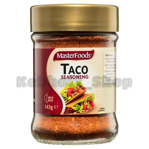 

Masterfoods Taco Seasoning 143gr Masterfood Master Foods Bumbu