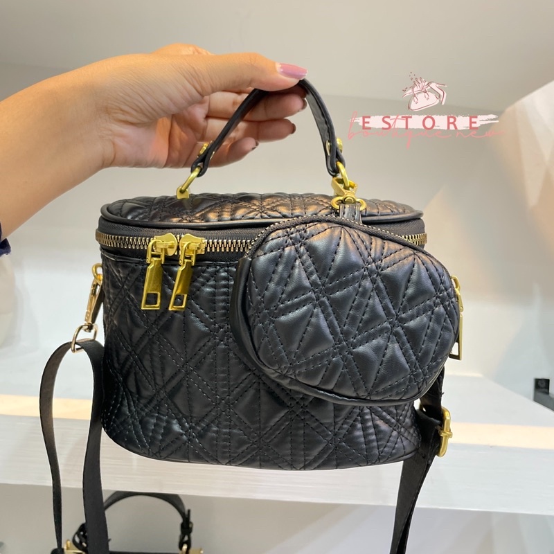 ZR Quilted Crossbody Bag