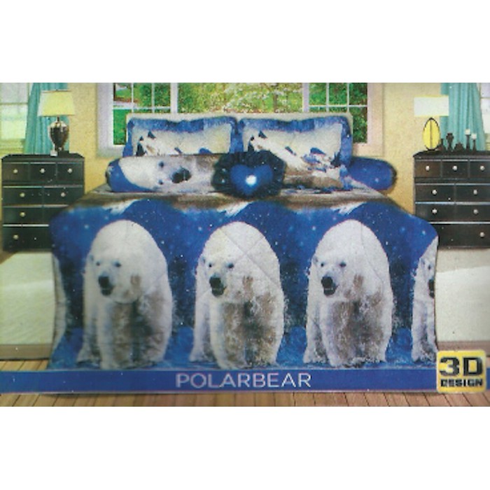 SPREI CALIFORNIA 180 B4 "POLARBEAR" 4 BANTAL 2 GULING