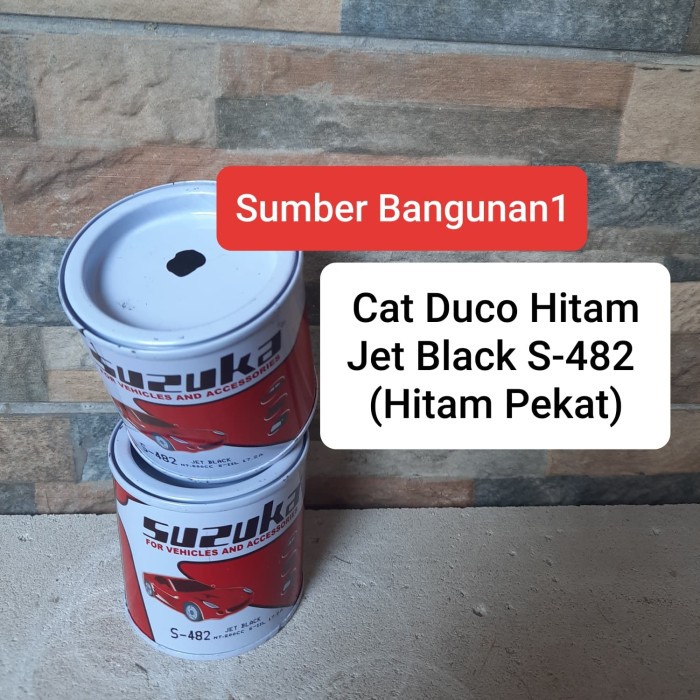 Cat Duco Suzuka Jet Black S - 482 hitam pekat cat otomotif besi