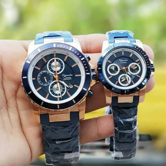 Jam tangan Alexandre christie Ac6141 couple