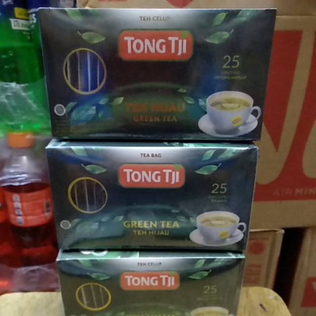 Tong tji Teh hijau celup (25kantong)