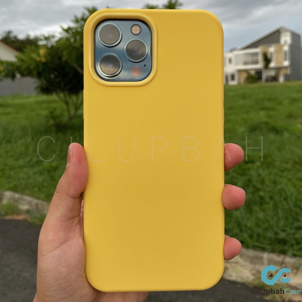 Premium Full Cover Softcase (3) for iPhone 6 7 8 6+ 7+ 8+ SE X XS XR 11 12 13 Mini Pro Max-Yellow