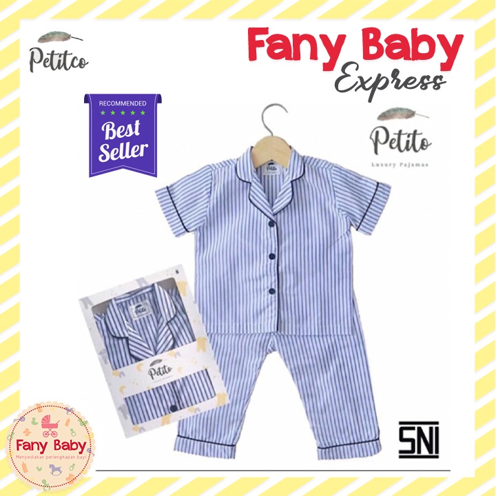 PETITCO STRIPE COLLECTION - PIYAMA ANAK