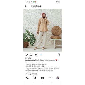 Wearing Klamby - Nicole Blouse