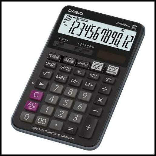 

Casio Jj-120 D Plus Check & Correct Calculator Jj 120D Plus