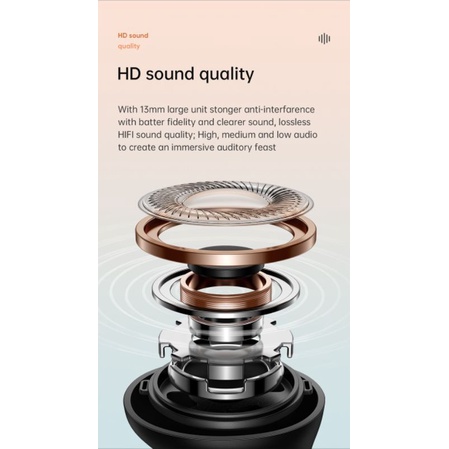 MCDODO HP-788 Lite Indo Earphone TWS Hifi Sound Touch Control Wireless bluetooth V5.0