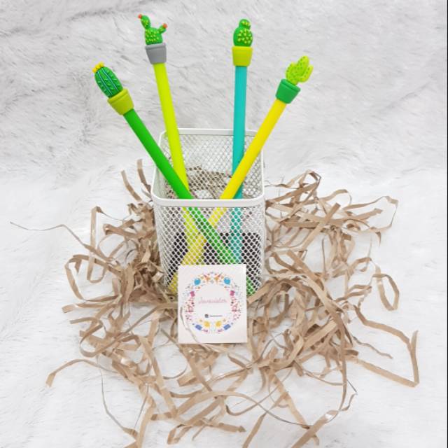 

Korean cactus gel pen