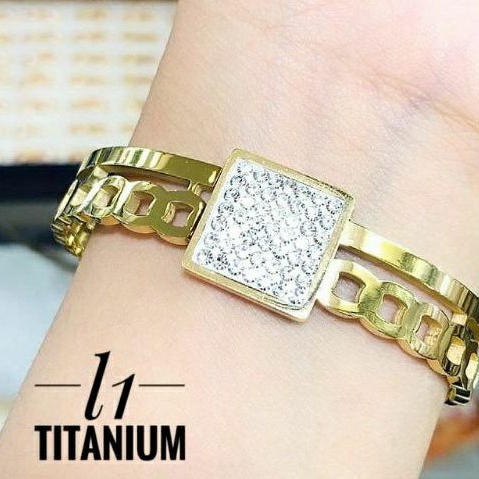 Gelang Bangle Tangan Wanita Titanium 858