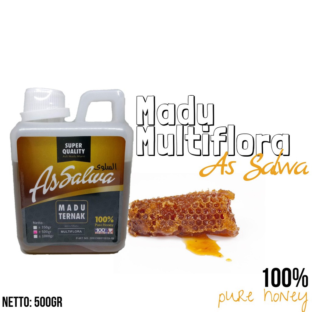 

Madu Multiflora Asli Murni 500gr