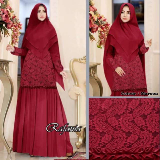 Rafania syari / baju syari / baju wanita