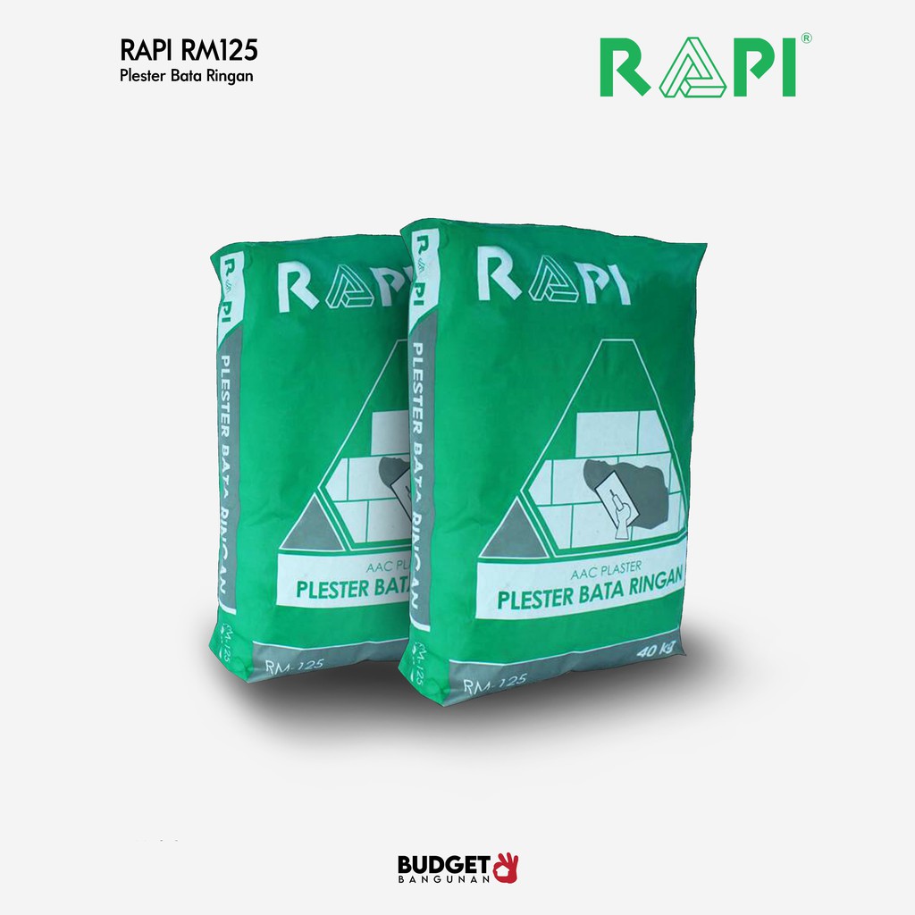 Semen Mortar Plester Bata Ringan Rapi Mortar RM125 40 Kg