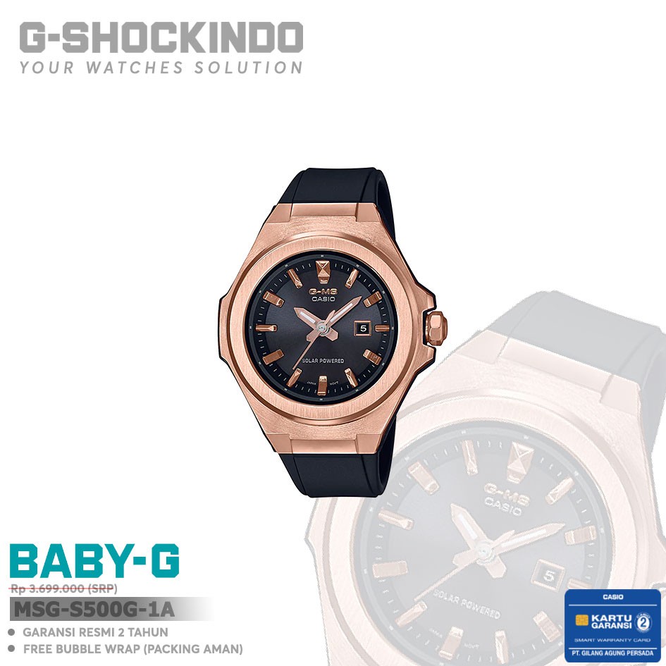 Casio Baby-G MSG-S500G-1A / MSG-S500G-1ADR Original