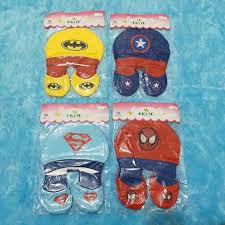 TOPI + SEPATU OKIYO SET BAI LOGO SUPER HERO LUCU || TOPI + SEPATU BAYI MURAH