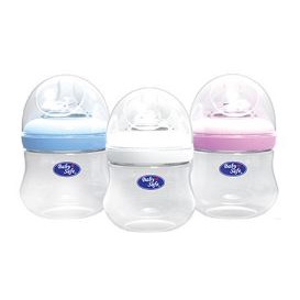 Baby Safe Dot &amp; Botol Wide Neck Milk Flow System Bottle And 3 Stage Feeding Bottle Botol Wideneck 125ml 250 ml BabySafe WN001 WN00 WN302