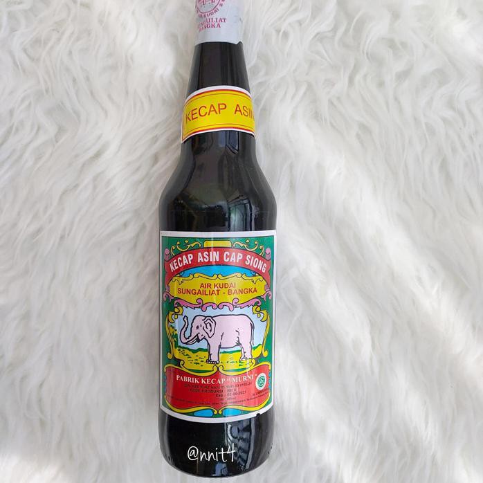 

KECAP ASIN GAJAH CAP SIONG ASLI BANGKA 600ML GOJEK / GRAB ONLY