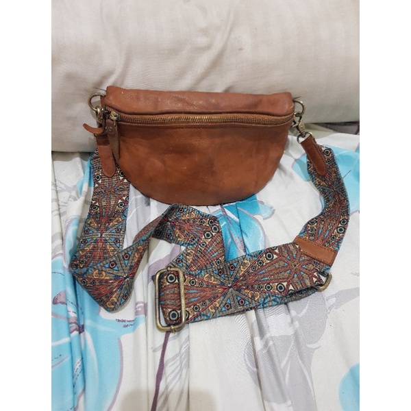 tas wb unik kulit ASLI tali unik preloved mulus