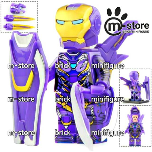 brick pepper potts rescue armor mark 49 mk 49 mark XLIX mini figure