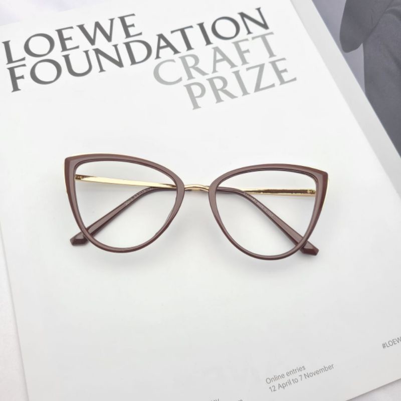 FRAME KACAMATA WANITA CATE EYE 3002 | LENSA BLUEYCROMIC  | LENSA PHOTOCHROMIC  | LENSA BLUERAY  | LENSA ANTIRADIASI  | KACAMATA MINUS NORMAL PLUS CYLINDER