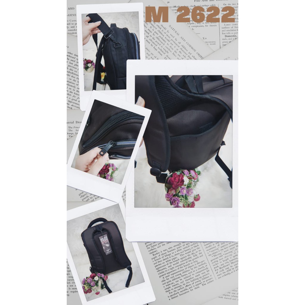 7.7   TERMURAH TAS RANSEL BISA SELEMPANG IMPORT (M2622 / M2627) #Shopeehaul