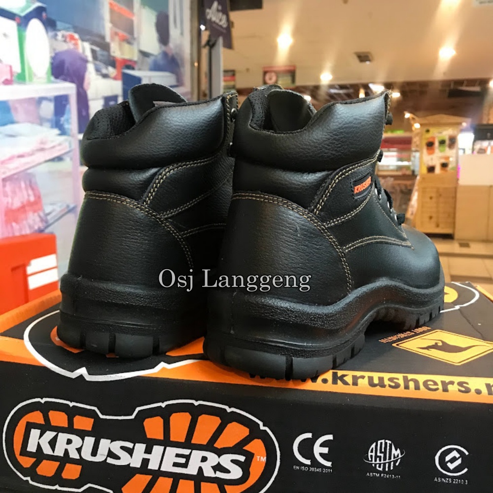 Sepatu Safety Krushers Dallas Black / Sepatu Krushers Black Dallas / Sepatu Krushers Original