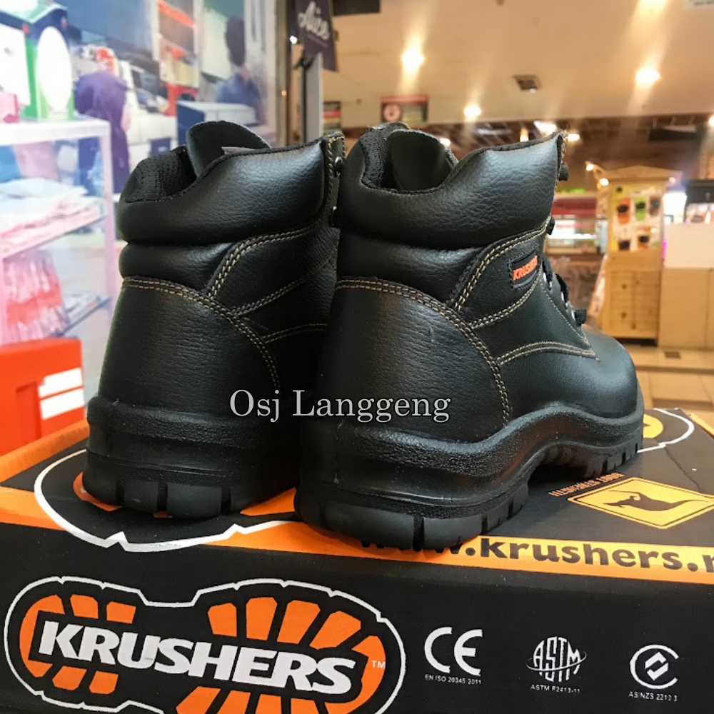 Sepatu Safety Krushers Dallas Hitam / Sepatu Safety Dallas Hitam / Sepatu Safety Krushers Original