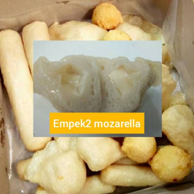 

Pempek2 mozarella (isi 2 lenjer 2 kapal selam)+cuko