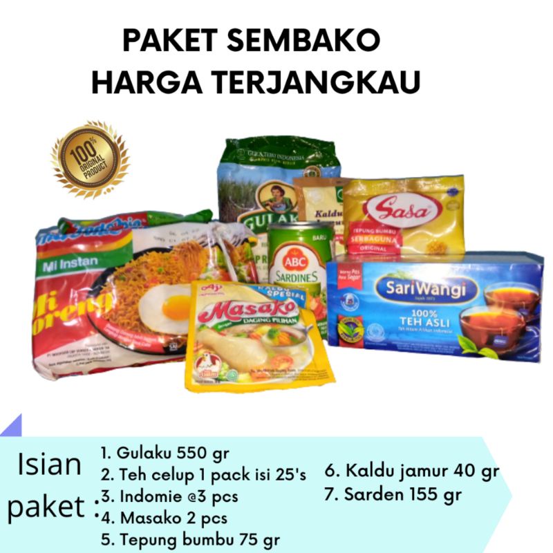 

Paket sembako murah abisss