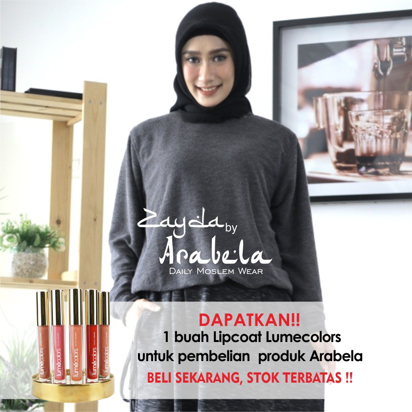 BERKUALITAS GAMIS ZAYDA PREMIUM BY ARABELA, FASHION WANITA