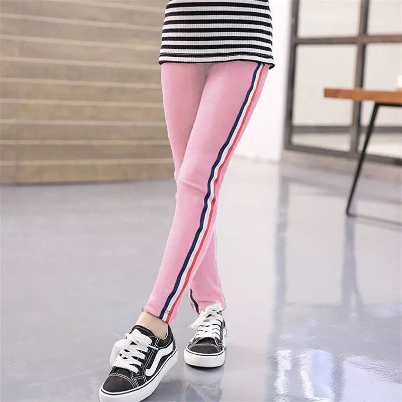 legging anak tanggung ada lis bahan spandex