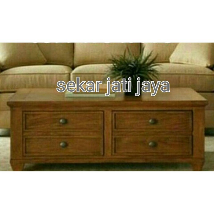 Meja kopi meja tamu coffee table jati jepara