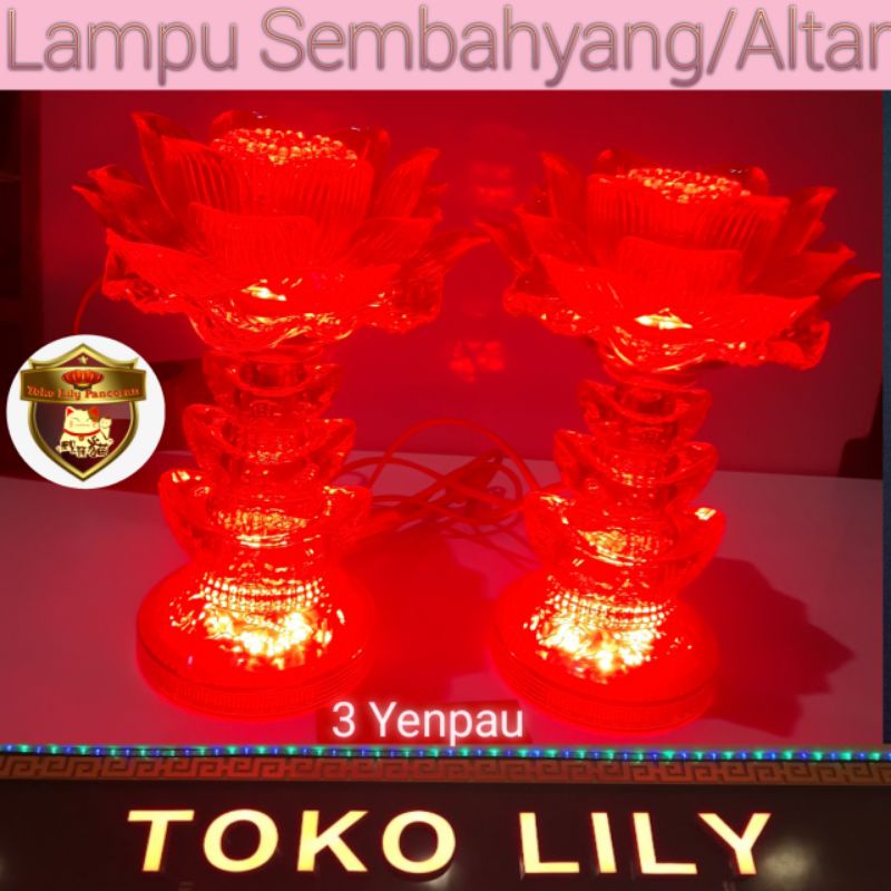 Lampu Sembahyang / Lampu Altar / Lampu Teratai LED