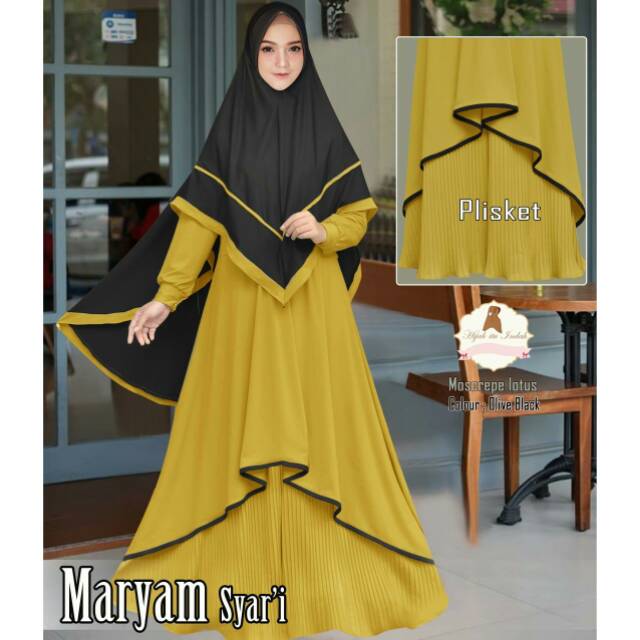 GAMIS MARYAM SYARI PREMIUM