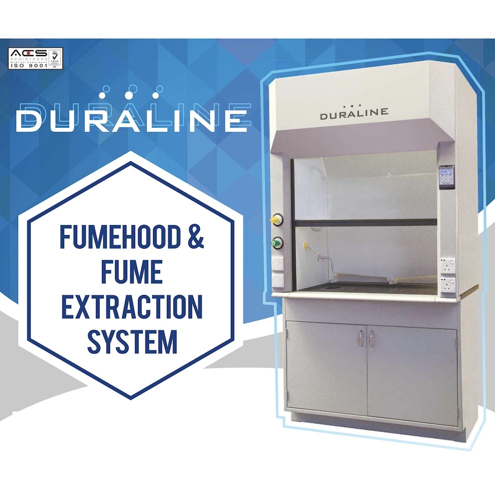 DURALINE - FUME HOOD || LEMARI ASAM LABORATORIUM - LEMARI REAKSI ASAM - PERALATAN/PERLENGKAPAN LAB