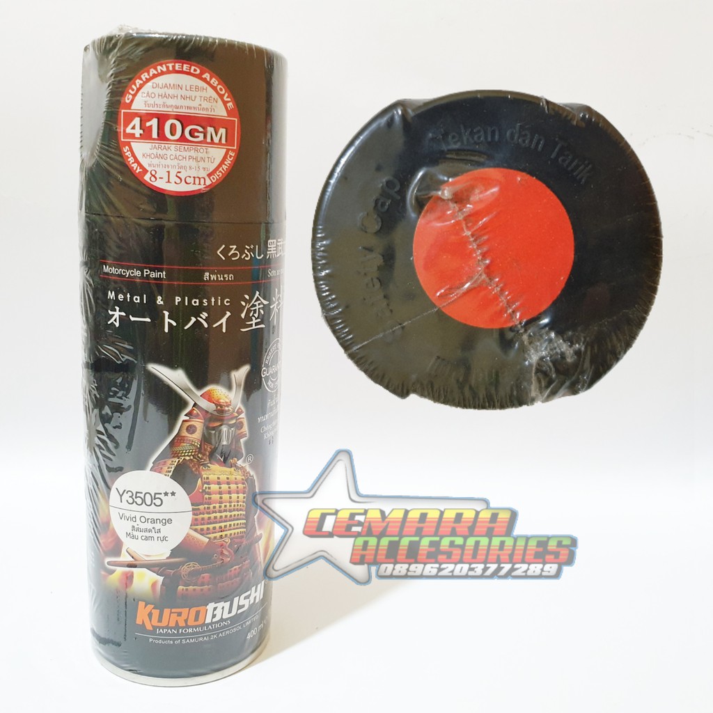 

Pilox Samurai Paint Vivid Orange Y3505 400 ml - Cat Semprot