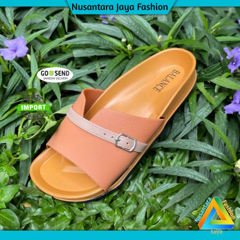 12.12 TERBARU Sandal Puyuh Wanita Jelly Import - Sendal Wanita Kekinian - Sandal Balance 8051 2