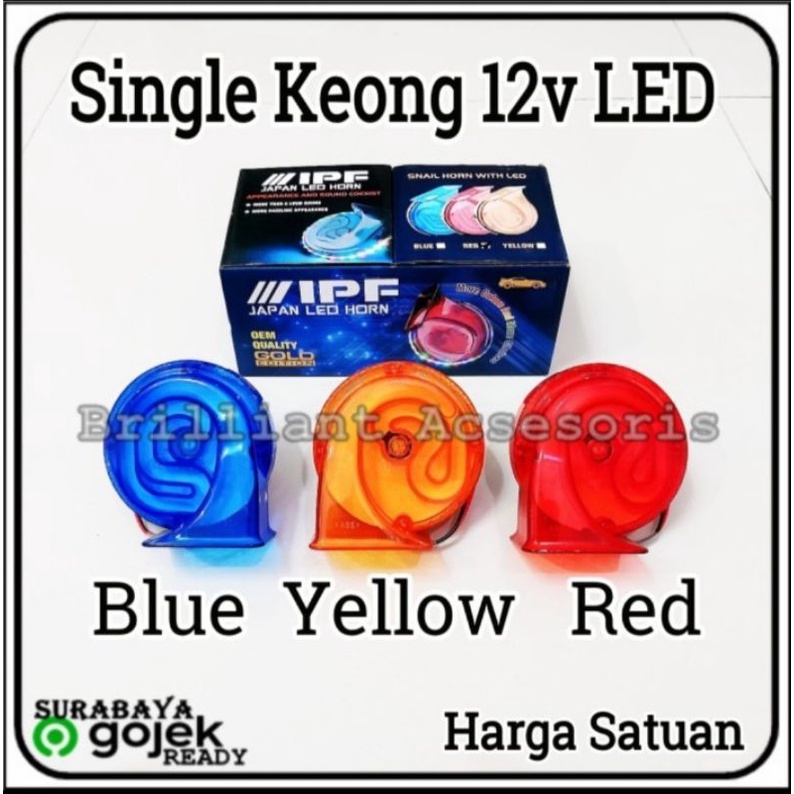 Klakson Single Keong - 12v - IPF Original